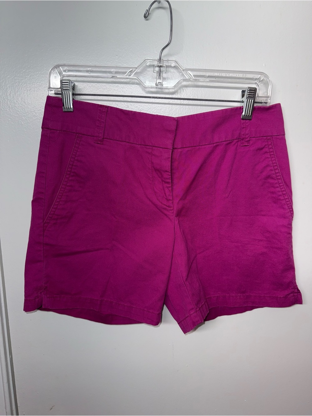 LOFT Bright Fuchsia Cotton Blend Shorts